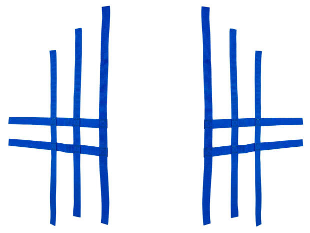 Nerf bar net universal for Quad ATV blue