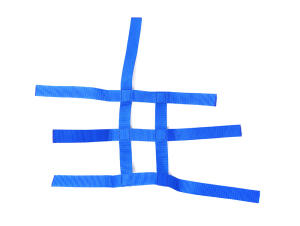 Nerfbar Netz Kymco Maxxer / KXR 250 / 300 blau Nerf bar 3+2