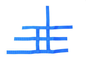 Nerfbar Netz Kymco Maxxer / KXR 250 / 300 blau Nerf bar 3+2