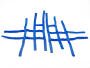 Nerf bar net universal for Yamaha YFM blue