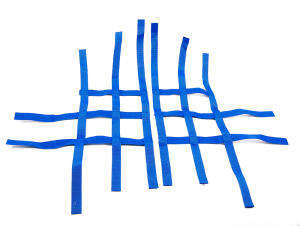 Nerfbar Netz Yamaha YFZ 450 blau Nerf bar R1