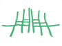 Nerf bar net universal for SMC Ram 150/250 green 3+1