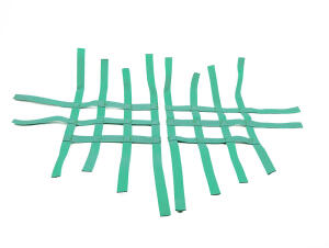 Nerf bar net universal for Suzuki LTZ green