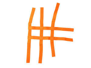 Nerfbar Netz Kymco Maxxer / KXR 250 / 300 orange Nerf bar