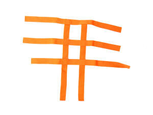 Nerf bar net universal for Kymco orange