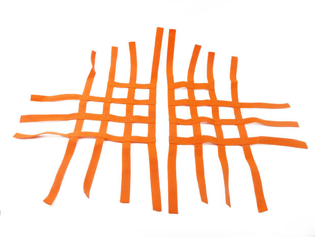Nerfbar Netz für Polaris Preddator 500 orange Nerf bar R1