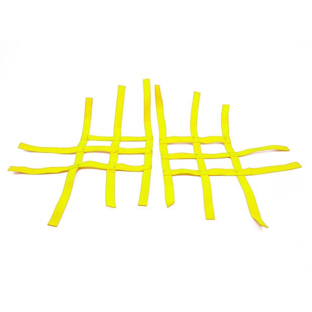 Nerf bar net universal for Can Am DS 450 yellow
