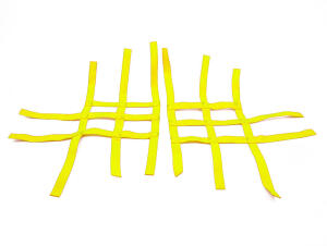 Nerfbar Netz Can Am DS 450 gelb Nerf bar R1
