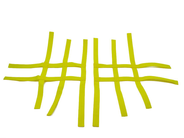 Nerfbar Netz Kymco KXR 250 gelb Nerf bar R1