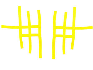 Nerfbar Netz SMC Captain 300 gelb Nerf bar R1 3+1