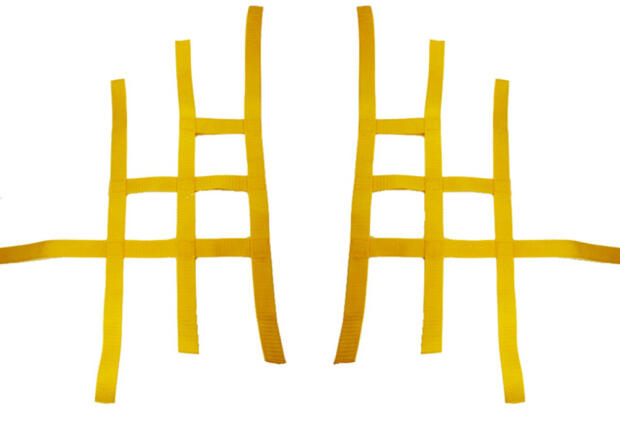 Nerf bar net universal for SMC Ram 150/250 yellow 3+1