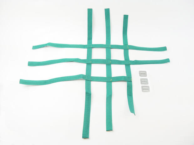 Nerfbar Netz Can Am DS 450 EFI grün Nerf bar R1