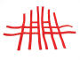 Nerf bar net universal for Suzuki LTZ 400 red