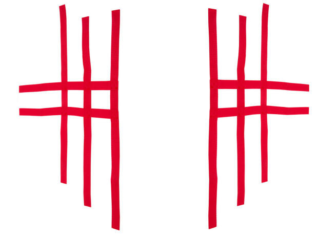 Netze Nerfbar Yamaha Raptor YFM 660 R rot 3 & 2