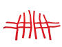 Nerf bar net universal for Yamaha Banshee YFZ 350 red