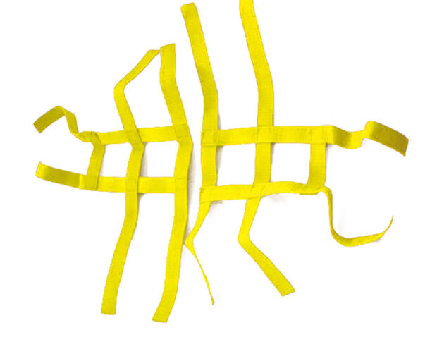 Nerfbar Netz Kymco MAXXER gelb Nerf bar R1