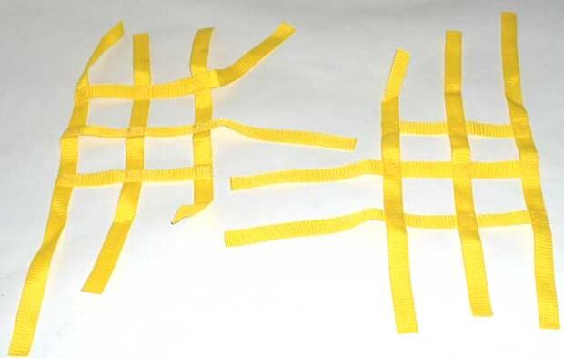 Netze Nerfbar für Yamaha Raptor YFM 660 R gelb 3 & 2 Nerf bar R1