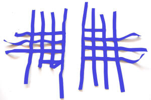 Nerf Bar Netz 4 & 3 Quad blau z.B. YFM 700 R