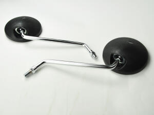 Mirror pair Yamaha DT 80, 125, 175, 250, 400 right + left side with E-mark