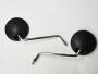 Mirror pair Yamaha DT 80, 125, 175, 250, 400 right + left side with E-mark