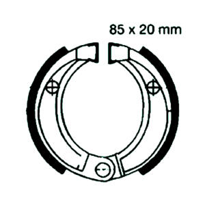Bremsbacken SEIKEL Access LC 50 / 100 vorne