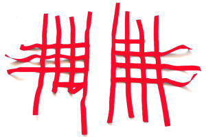 Nerf Bar Netz 4 & 3 Quad rot z.B. YFM 700 R