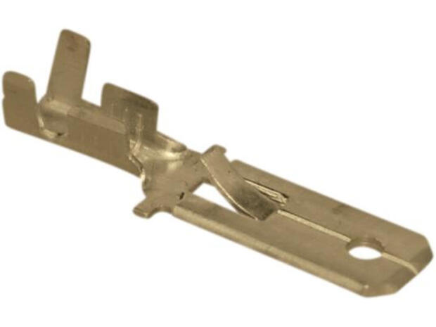 Flachstecker unisoliert mänlich