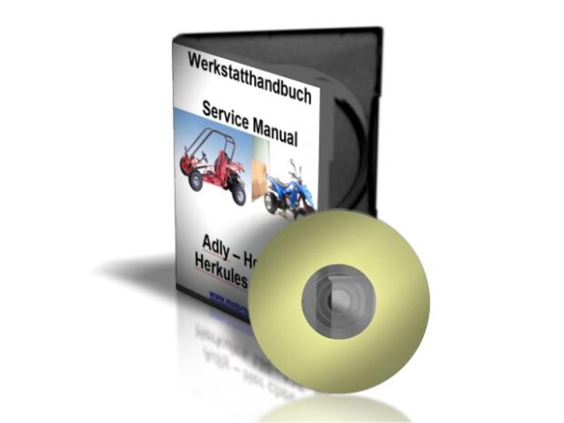 Manuel de réparation - Manuel datelier Adly Her Chee Herkules 125 - 150 Buggy Quad ATV CD