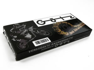 Kette X-Ring 530x114 Gold Glieder verstärkt Quad ATV Motorrad, Enduro