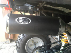 Auspuff SMC 303 LV Supermoto & Krümmer mit ABE