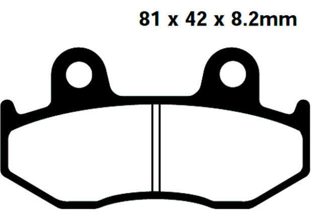 Brake pads Honda SH125 01-09 front