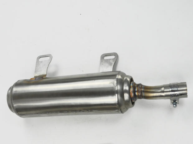 Auspuff Reinmech MT 175 / MZ 175 Bison / ATU linke Seite