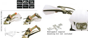 Handschützer weiß Hand Protektoren Hand...