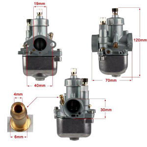 Carburetor Tuning 19mm 16N-11 19N1-12 for Simson KR51, SR50, SR80, Schwalbe
