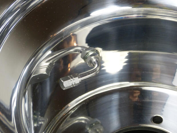 Angle Valve silver Quad ATV UTV