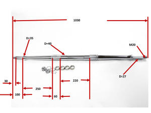 Achse Pro Axle für Suzuki LTR 450