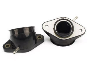 Ansaugstutzen Vergaser für Yamaha XV 535 Virago offen 46PS x2 Set