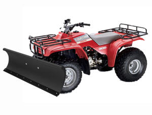 Schneeschild 132 Honda TRX 300 Fourtrax schwarz