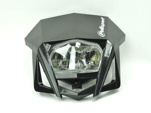 Scheinwerfer Maske LMX schwarz Enduro MX