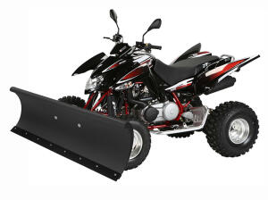 Schneeschild 132 Triton Baja 400/450 schwarz