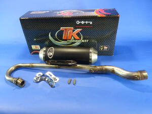 Exhaust Herkules Adly Hurricane 400 S Supermoto with e-mark and front pipe