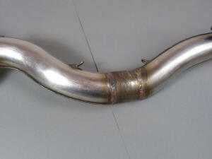 Exhaust Herkules Adly Hurricane 400 S Supermoto with e-mark and front pipe