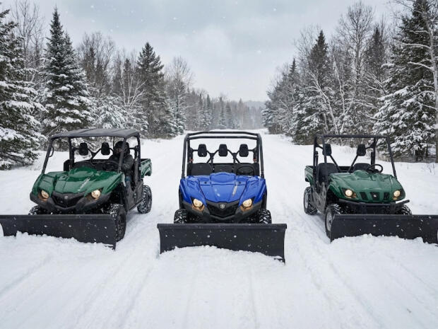 Snow plow for Yamaha YFM 450 / 660 / 700 Rhino/Viking/Wolverine 152 cm quick coupling system