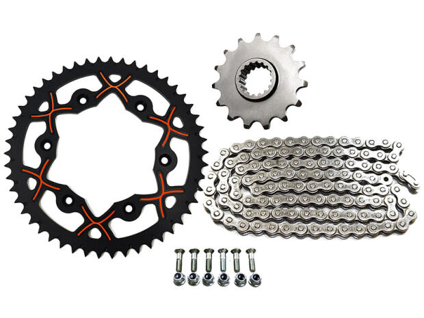 Kettensatz für KTM SX / EXC 250 / 300 1996-2016 X-Wing 14/48