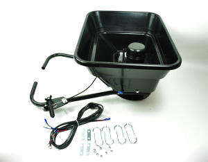 Salzstreuer für Yamaha Grizzly YFM 700 660 550 450 350 Pro2 ATV 12V Streugerät Splittstreuer