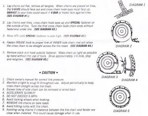 Schneeketten Kymco MXU 400 LOF hinten 24x10-12