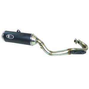 Exhaust System for Adly Herkules Supermoto 500S carbon edition