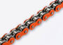 chain 520 5/8x1/4 124 links KTM orange HRT