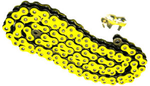 Kette X-Ring gelb Kymco KXR Maxxer MXU 250 300 spezialverstärkt