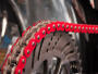 Chain Kymco KXR Maxxer MXU Mongoose 250 300 reinforced red